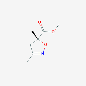 (R)-4,5-Dihydro-3,5-dimethyl-5-isoxazolecarboxylic acid methyl ester