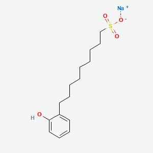 Sodium 9-(hydroxyphenyl)nonanesulphonate