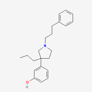 3-[1-(3-Phenylpropyl)-3-propyl-3-pyrrolidinyl]phenol