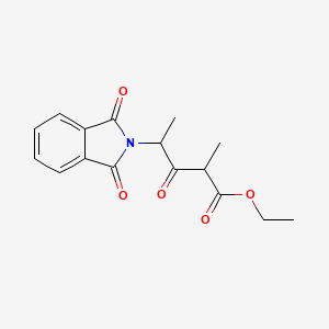 Ethyl 4-(1,3-dioxoisoindol-2-YL)-2-methyl-3-oxo-pentanoate