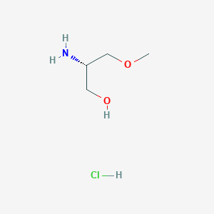 molecular formula C4H12ClNO2 B1380633 (S)-2-Amino-3-methoxypropan-1-ol HCl CAS No. 148278-94-8