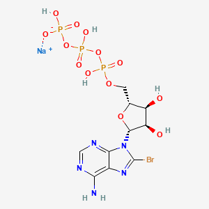 molecular formula C10H14BrN5NaO13P3 B1380637 8Br-ATP钠盐 CAS No. 81035-56-5