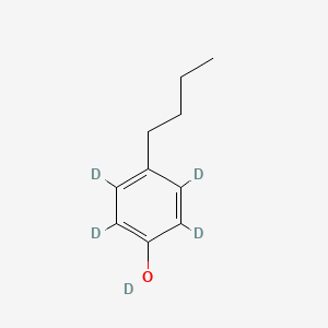 molecular formula C10H14O B1380642 1-丁基-2,3,5,6-四氘代-4-氘代氧苯 CAS No. 225386-58-3