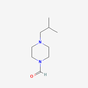 4-(2-Methylpropyl)piperazine-1-carbaldehyde