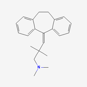 5H-Dibenzo(a,d)cycloheptene-delta(sup 5),gamma-propylamine, 10,11-dihydro-beta,beta,N,N-tetramethyl-