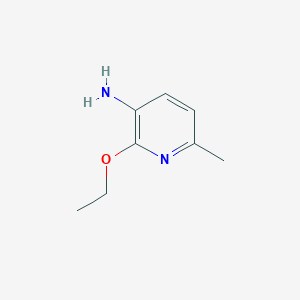 molecular formula C8H12N2O B1380657 2-Ethoxy-6-methylpyridin-3-amine CAS No. 1501925-63-8