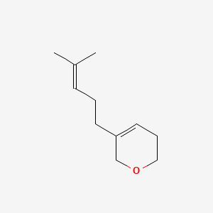 2H-Pyran, 3,6-dihydro-5-(4-methyl-3-pentenyl)-