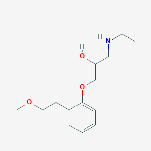 molecular formula C15H25NO3 B138067 1-(异丙氨基)-3-(2-(2-甲氧基乙基)苯氧基)丙烷-2-醇 CAS No. 163685-38-9