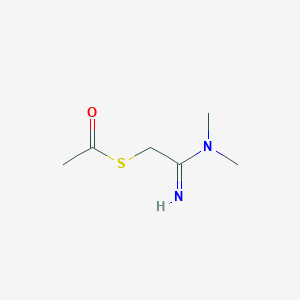 S-[2-(dimethylamino)-2-iminoethyl] ethanethioate