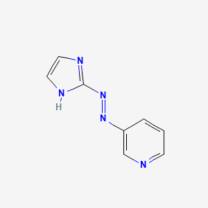 1H-imidazol-2-yl(pyridin-3-yl)diazene