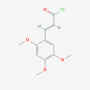 (E)-3-(2,4,5-trimethoxyphenyl)prop-2-enoyl chloride