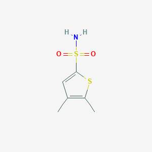 molecular formula C6H9NO2S2 B138068 4,5-二甲基噻吩-2-磺酰胺 CAS No. 140646-53-3