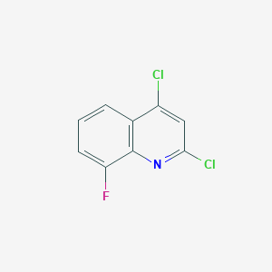 molecular formula C9H4Cl2FN B1380694 2,4-二氯-8-氟喹啉 CAS No. 1422498-86-9