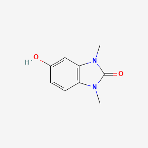 molecular formula C9H10N2O2 B1380696 5-hydroxy-1,3-dimethyl-2,3-dihydro-1H-1,3-benzodiazol-2-one CAS No. 64826-46-6