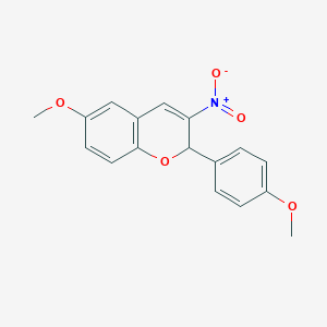 6-methoxy-2-(4-methoxyphenyl)-3-nitro-2H-chromene