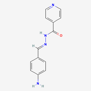 1'(Or 2')-(p-aminobenzylidene)isonicotinohydrazide