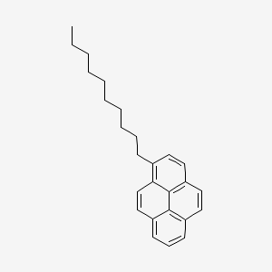 Pyrene, 1-decyl-