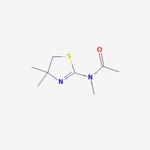 N-(4,4-dimethyl-5H-1,3-thiazol-2-yl)-N-methylacetamide