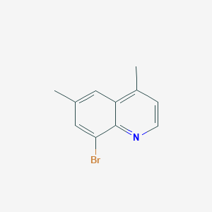 molecular formula C11H10BrN B1380707 8-Bromo-4,6-dimethylquinoline CAS No. 1368100-94-0