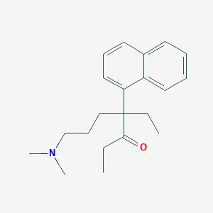 7-(Dimethylamino)-4-ethyl-4-(1-naphthyl)-3-heptanone