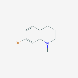 molecular formula C10H12BrN B1380721 7-Bromo-1-methyl-1,2,3,4-tetrahydroquinoline CAS No. 1253592-06-1