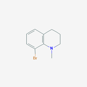 molecular formula C10H12BrN B1380729 8-Bromo-1-methyl-1,2,3,4-tetrahydroquinoline CAS No. 1369353-48-9