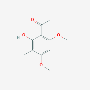 1-(3-Ethyl-2-hydroxy-4,6-dimethoxyphenyl)ethan-1-one