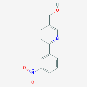 [6-(3-Nitrophenyl)pyridin-3-yl]methanol