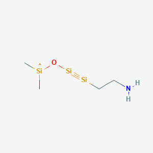 molecular formula C4H12NOSi3 B13807316 CID 134813761 