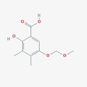 2-Hydroxy-5-(methoxymethoxy)-3,4-dimethylbenzoic acid