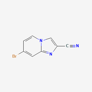 molecular formula C8H4BrN3 B1380732 7-Bromoimidazo[1,2-a]pyridine-2-carbonitrile CAS No. 1525387-68-1