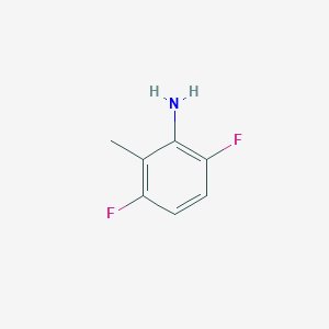 molecular formula C7H7F2N B1380739 3,6-二氟-2-甲基苯胺 CAS No. 1515352-04-1