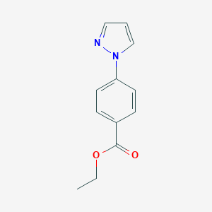 molecular formula C12H12N2O2 B138074 4-(1H-吡唑-1-基)苯甲酸乙酯 CAS No. 143426-47-5