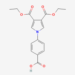 4-(3,4-Bis(ethoxycarbonyl)-1H-pyrrol-1-yl)benzoic acid