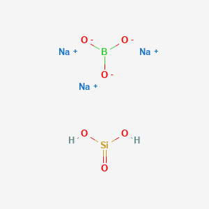 Sodium borate silicate