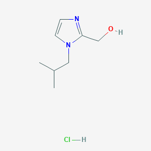 molecular formula C8H15ClN2O B13807450 (1-Isobutyl-1h-imidazol-2-yl)methanol hydrochloride 