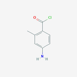 molecular formula C8H8ClNO B13807518 4-Amino-2-methylbenzoyl chloride CAS No. 90531-76-3