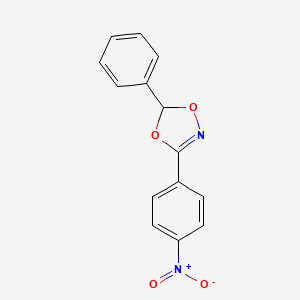 1,4,2-Dioxazole, 3-(p-nitrophenyl)-5-phenyl-