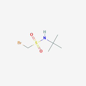 molecular formula C5H12BrNO2S B1380757 1-bromo-N-tert-butylmethanesulfonamide CAS No. 51270-36-1