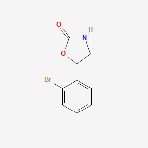 B1380758 5-(2-Bromophenyl)oxazolidin-2-one CAS No. 1341038-06-9