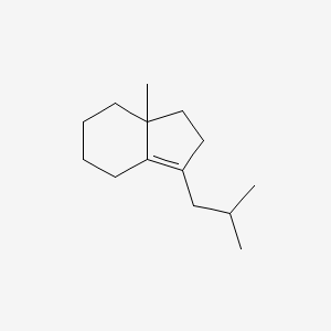 7a-Methyl-3-(2-methylpropyl)-1,2,4,5,6,7-hexahydroindene