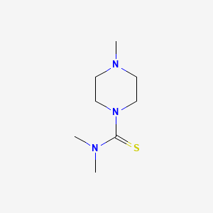 molecular formula C8H17N3S B13807794 N,N,4-trimethylpiperazine-1-carbothioamide CAS No. 76033-78-8