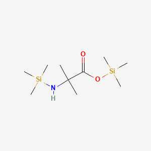 Alanine, 2-methyl-N-(trimethylsilyl)-, trimethylsilyl ester