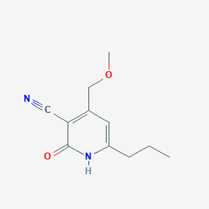 4-(methoxymethyl)-2-oxo-6-propyl-1H-pyridine-3-carbonitrile