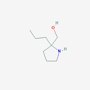 molecular formula C8H17NO B1380780 (2-Propylpyrrolidin-2-yl)methanol CAS No. 1551051-57-0