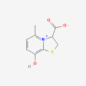 8-Hydroxy-5-methyl-2,3-dihydro[1,3]thiazolo[3,2-a]pyridin-4-ium-3-carboxylate