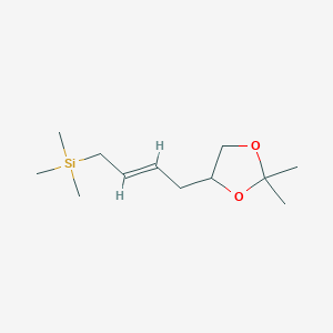 [(E)-4-(2,2-dimethyl-1,3-dioxolan-4-yl)but-2-enyl]-trimethylsilane