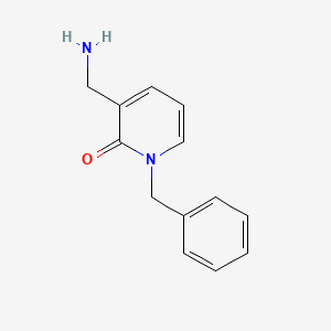 molecular formula C13H14N2O B1380785 3-(氨甲基)-1-苄基吡啶-2(1H)-酮 CAS No. 933757-00-7