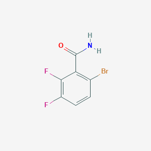 molecular formula C7H4BrF2NO B1380790 6-Bromo-2,3-difluorobenzamide CAS No. 1502530-72-4
