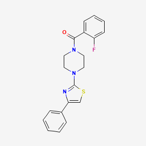 (2-Fluorophenyl)-[4-(4-phenylthiazol-2-yl)-piperazin-1-yl]methanone